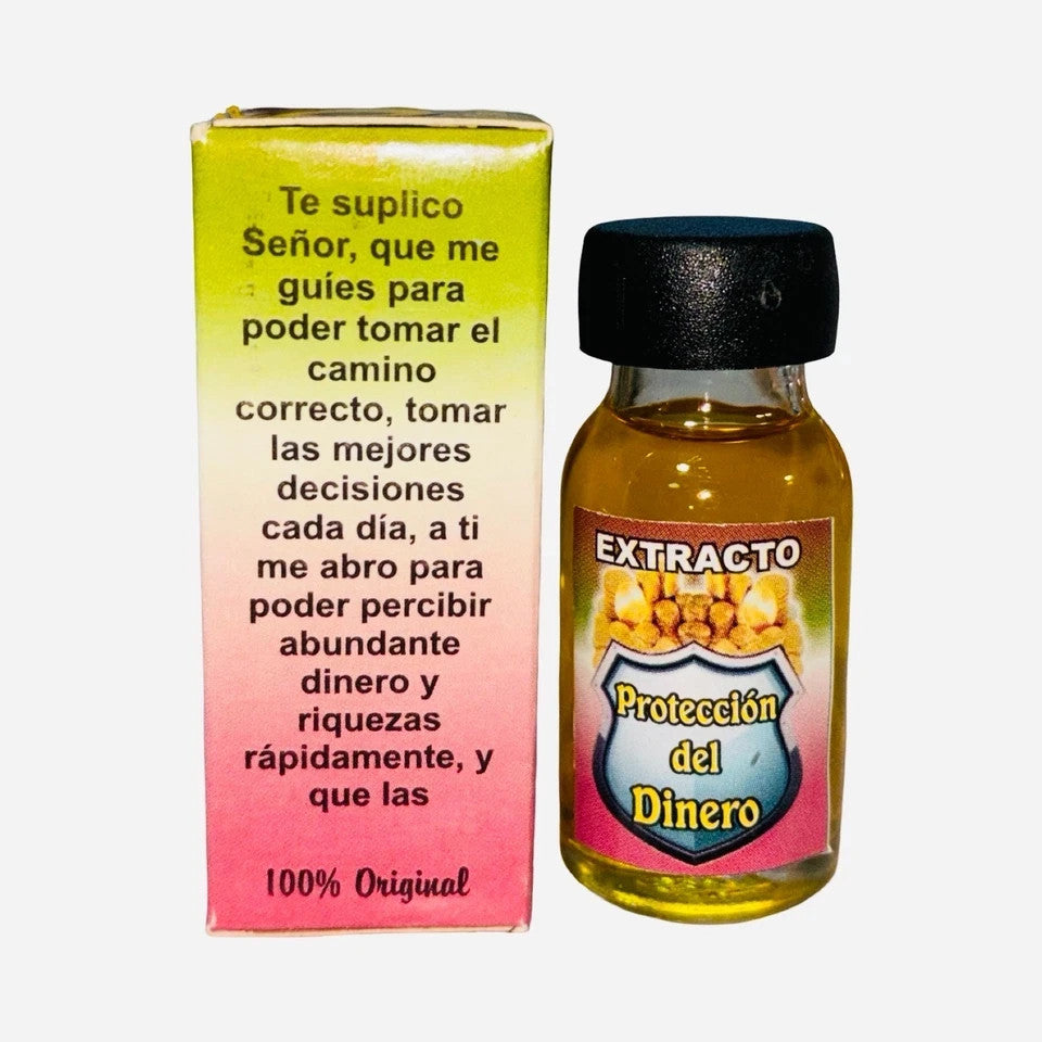 Proteccion del Dinero Extracto Perfume Para La Buena Suerte Dinero y Prosperidad