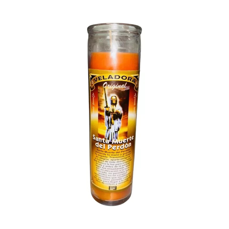 Santa Muerte Del Perdon Veladora Para Perdonarse y Librarse de Culpas