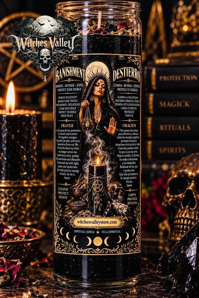 Banishing Spiritual Candle – Destierro Veladora, Remove Negativity, Protection
