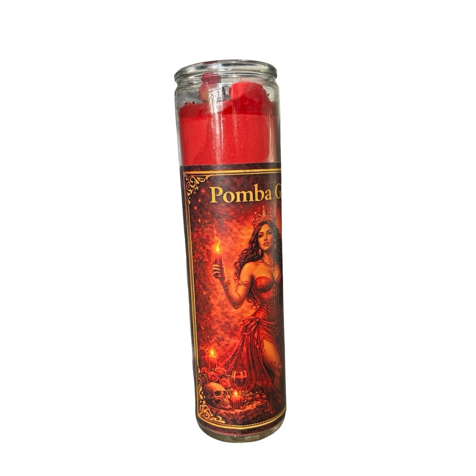 Pomba Gira Love Spell Ritual Candle - Veladora Para Regrese el Ser Amado Amarre