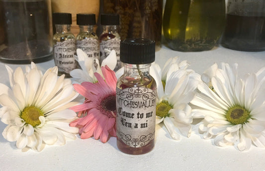Conjured Come to Me Oil, Ven a Mi Aceite Esoterico, Spells, Love and Attraction, Witchcraft, brujeria