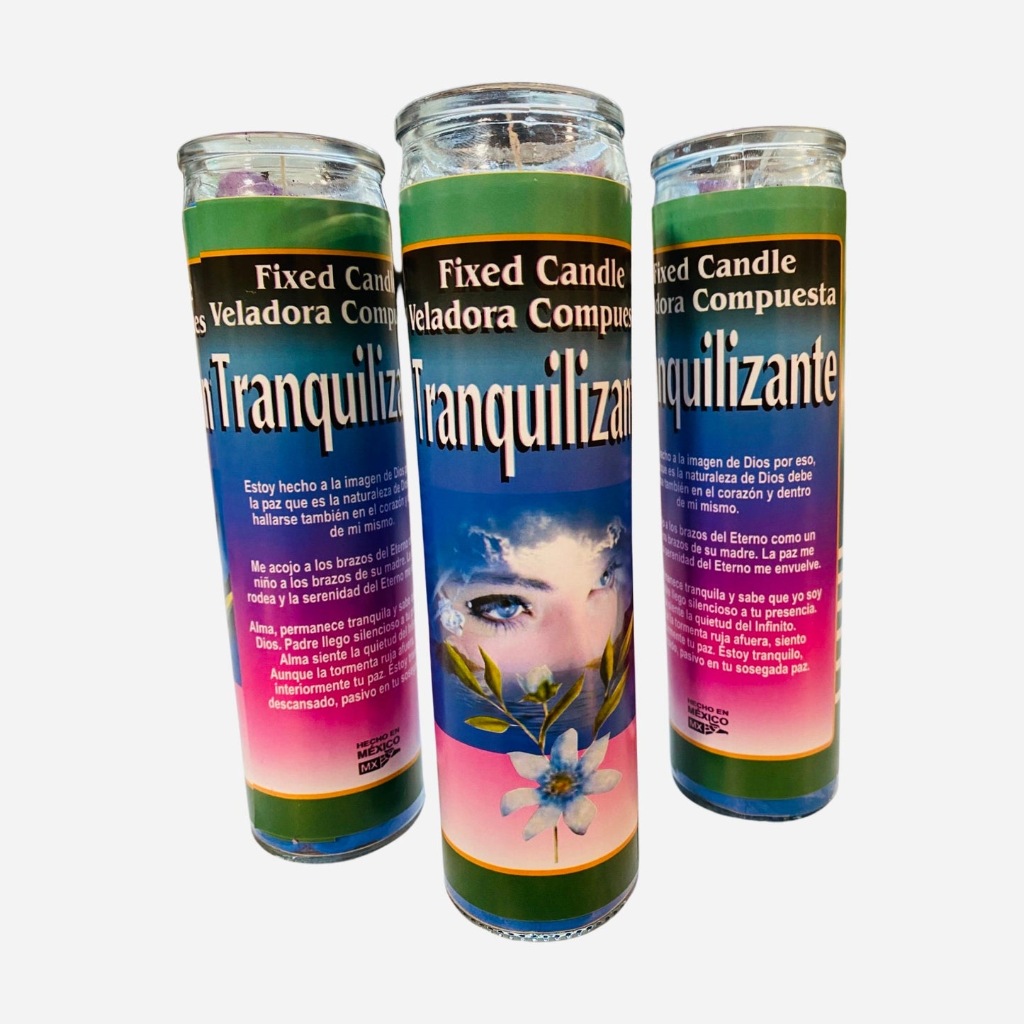 Tranquilizante Veladora Preparada, Inner Peace Fixed Candle.