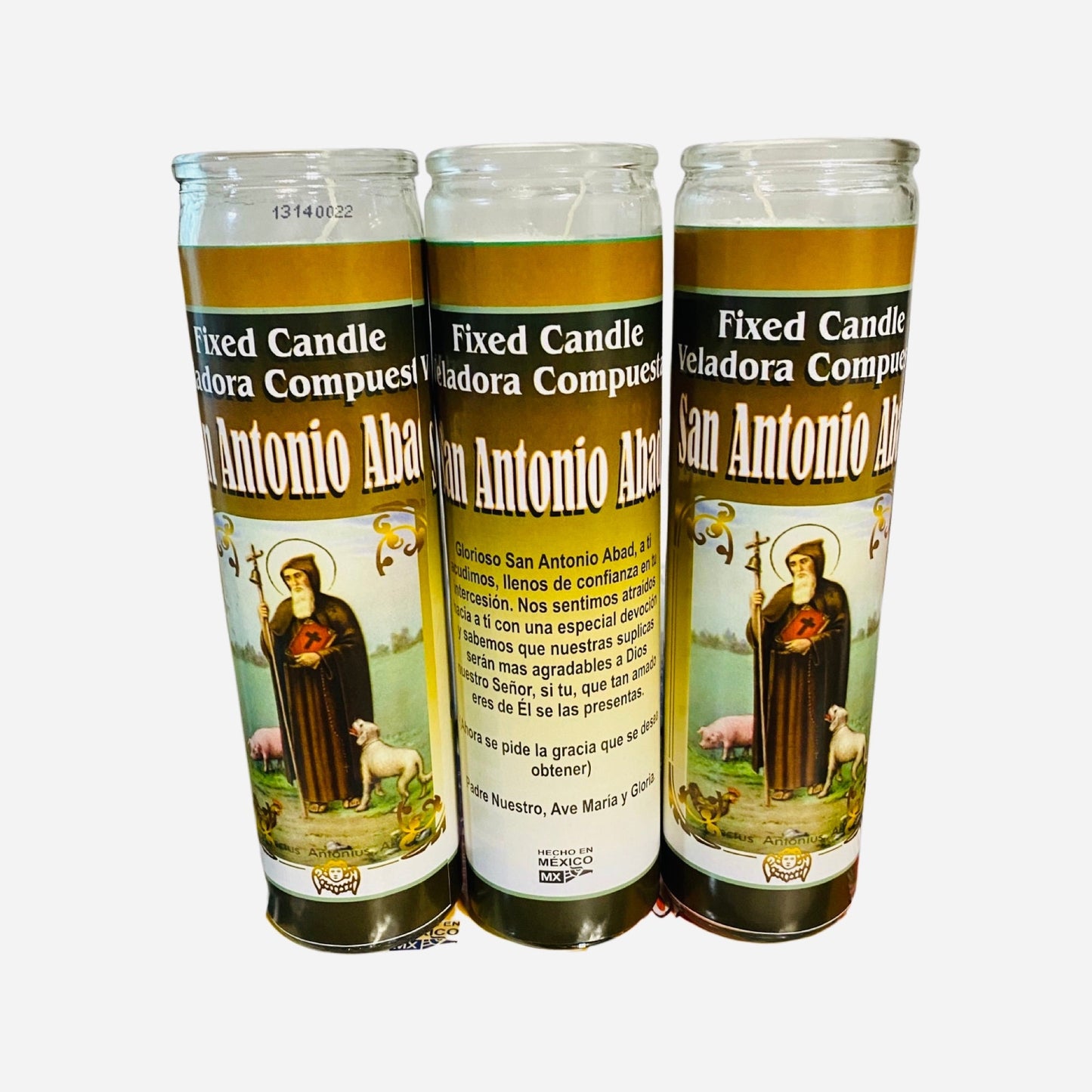 SAN ANTONIO ABAD Veladora Candle
