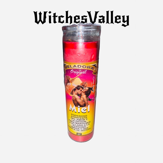 MIEL VELADORA - Honey Candle Poderoso Atrayente del Amor y Pasion Mantiene a su lado a la persona amada