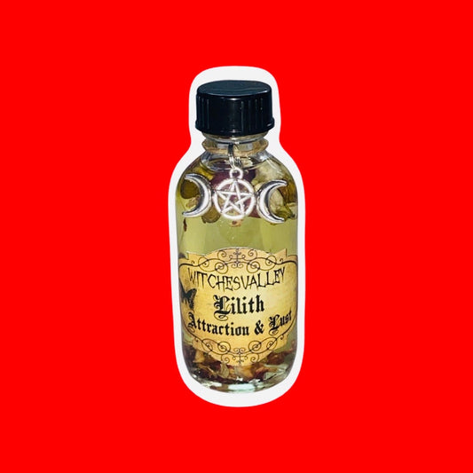 Conjured Lilith Attraction & Lust Ritual Oil, Charged, Lilith Aceite, Wiccan, Hoodoo, Witchcraft