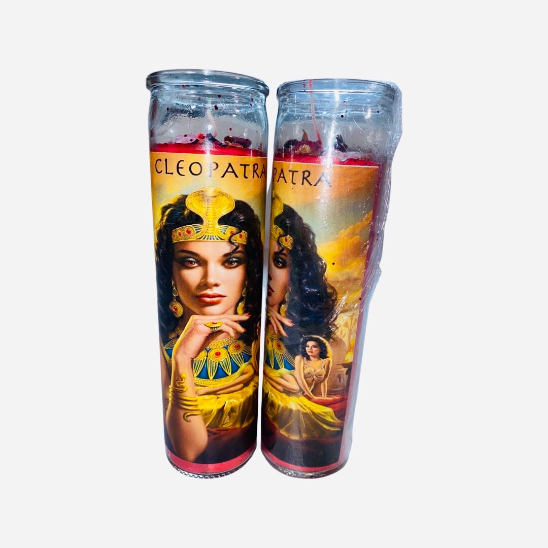 Cleopatra Fixed Candle Veladora For Love , Self Empower and Attraction