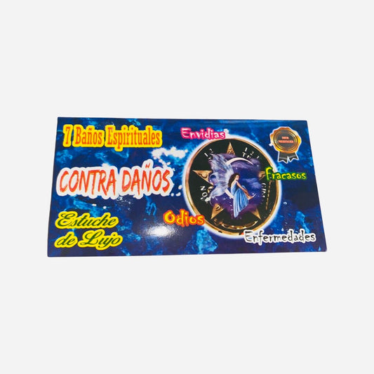 CONTRA DAÑOS - Against Evil 7 Baños Espirituales Para Limpias, Contra Envidias, Abre Caminos
