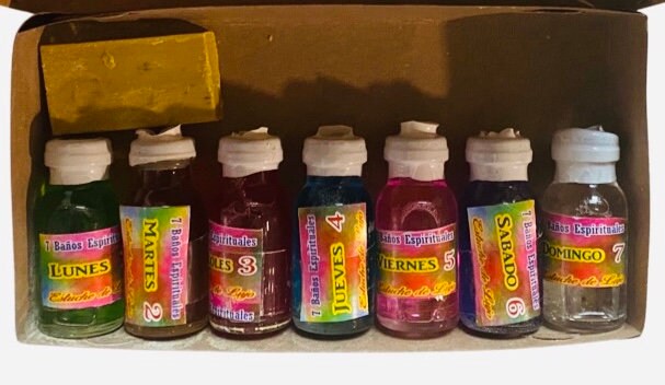 RTN Retira Trabajo Negro 7 Baños Espirituales y Jabon, 7 Spiritual Baths and soap, limpia Corta Brujeria