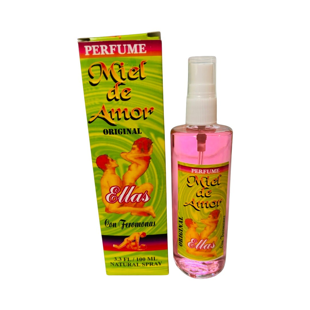 MIEL DE AMOR Para Mujeres Atrayente Perfume Colonia - Honey of Love for Women Cologne Perfume Spell Ritual Santeria Aura