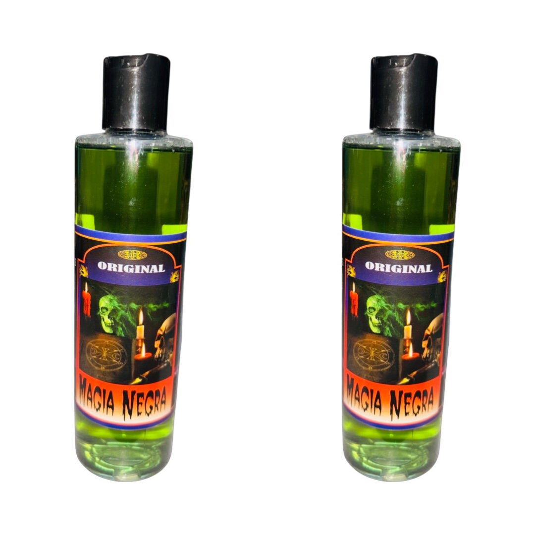 MAGIA NEGRA Agua Espiritual Para Limpias Rompe Brujeria Hechizos - Black Magic Spiritual Water Brake Hex Jinx