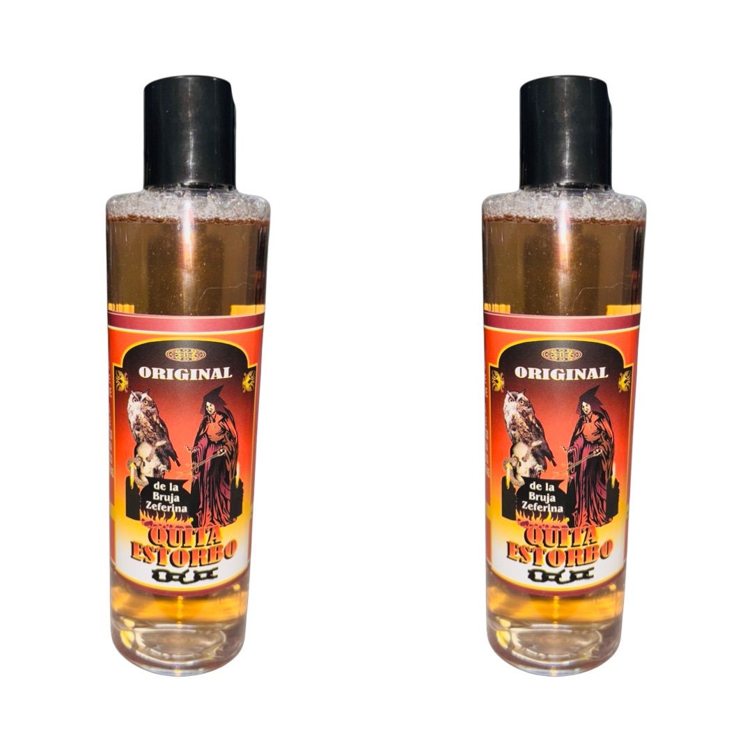 QUITA ESTORBO Agua Espiritual con Agua Bendita- Remove Hindrance Spiritual Water