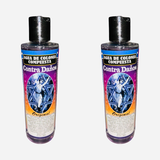 CONTRA DAÑOS - Corta Daños Agua de Colonia Compuesta Espiritual - Against All Evil Spiritual Water Cologne