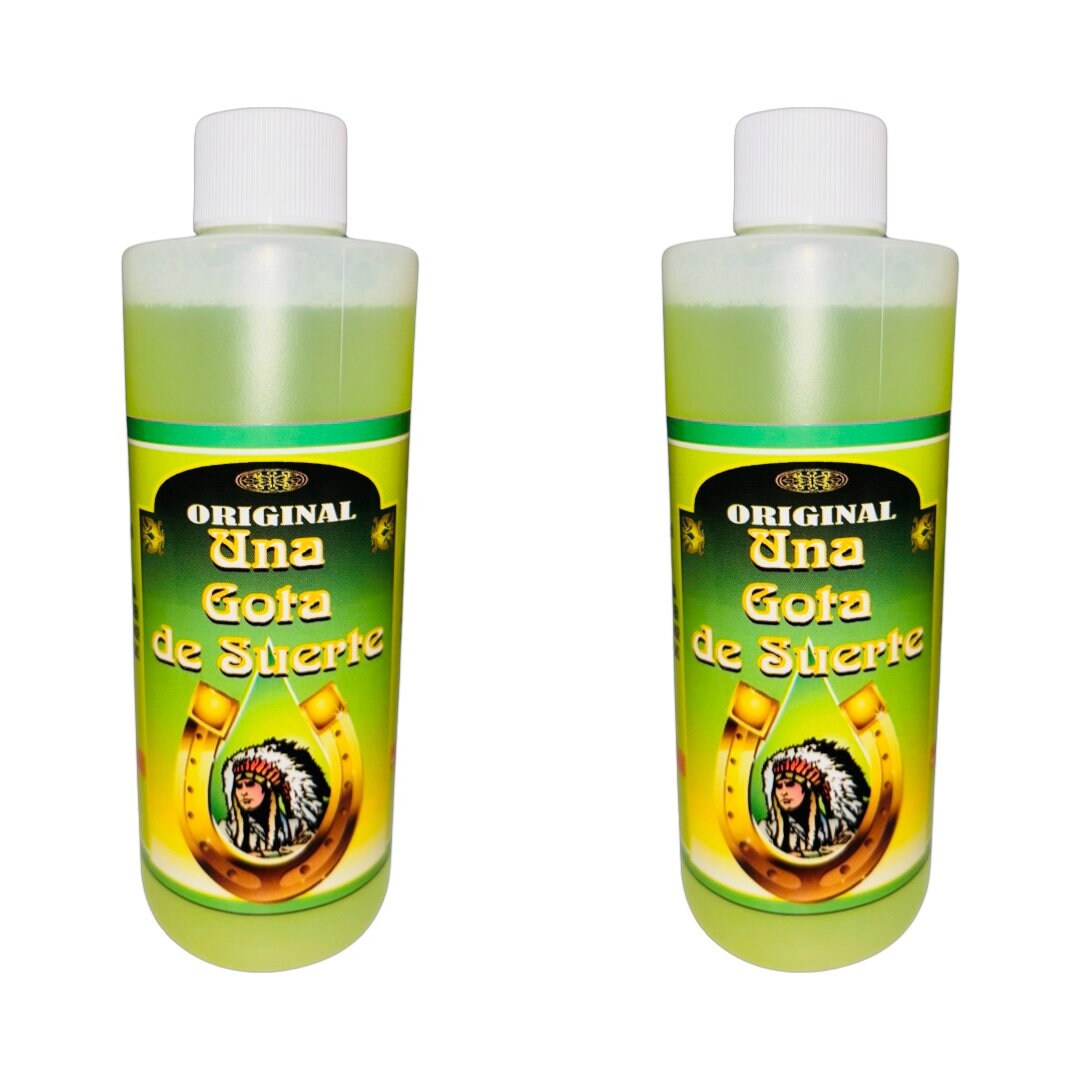 Una Gota de Suerte Agua Espiritual Para Limpias Abundancia Dinero y Exito - One Lucky Drop Spiritual Water Good Luck