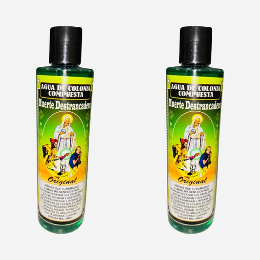 SANTA MUERTE DESTRANCADERA Agua de Colonia Compuesta Espiritual Para Abrir Caminos Quitar Obstaculos Abundancia