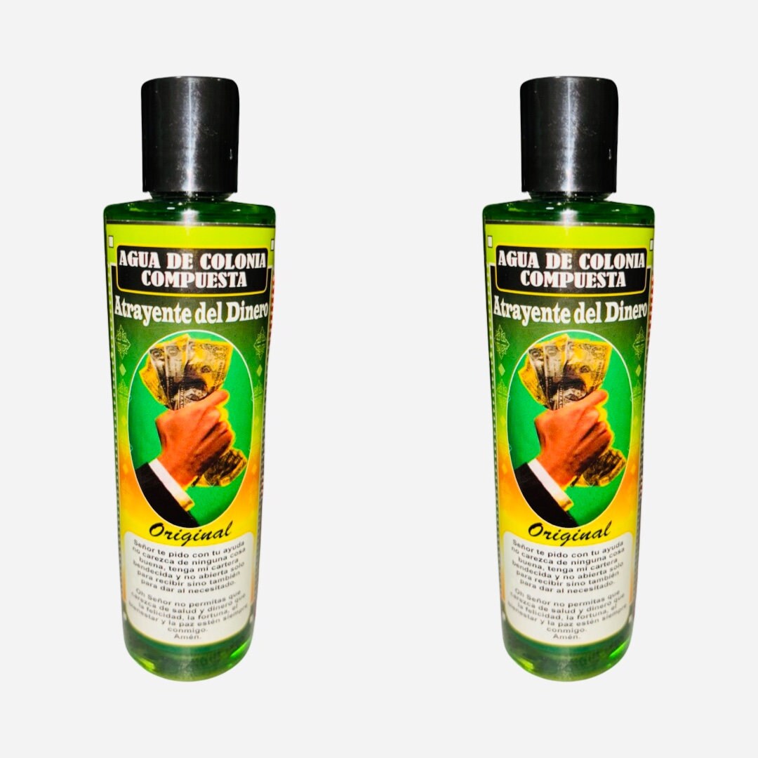 ATRAYENTE DEL DINERO Agua de Colonia Compuesta Espiritual, Money Drawing Spiritual Water Cologne