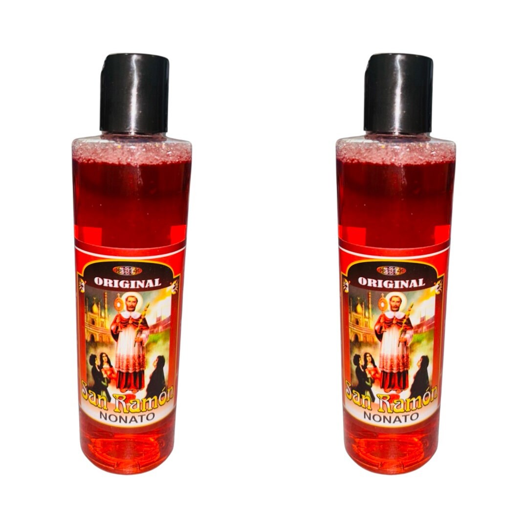 SAN RAMON NONATO Agua Espiritual con Agua Bendita Para Limpias y Bendiciones - Saint Raymond Spiritual Water