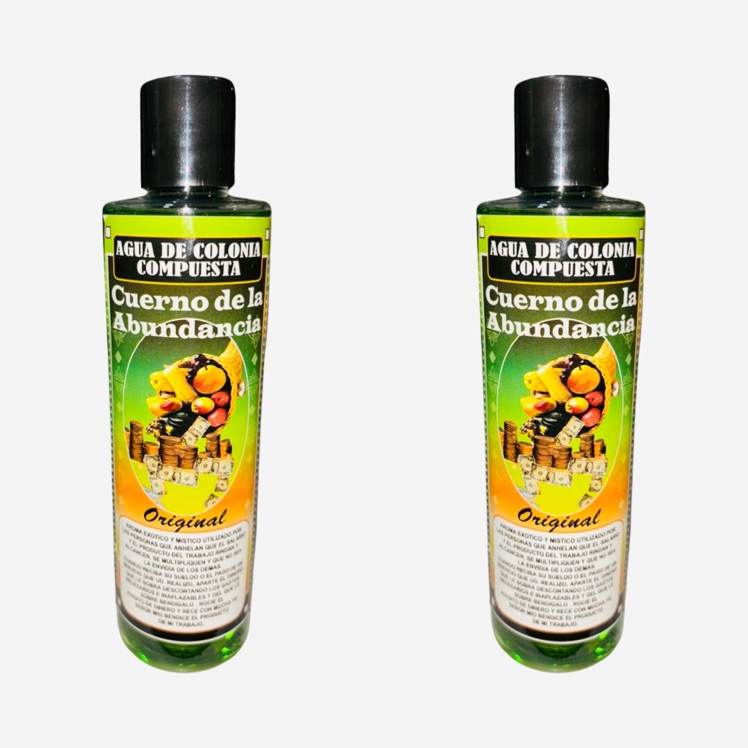 Cuerno de la Abundancia - Horn of Plenty Agua de Colonia Compuesta Espiritual Para Limpias Prosperidad Dinero