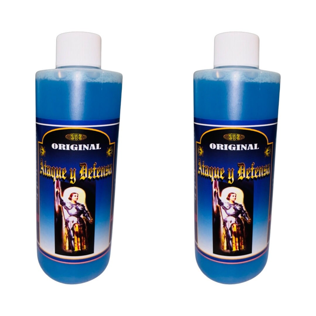 Ataque y Defensa Agua Espiritual Para Limpias Proteccion Rompe Brujeria