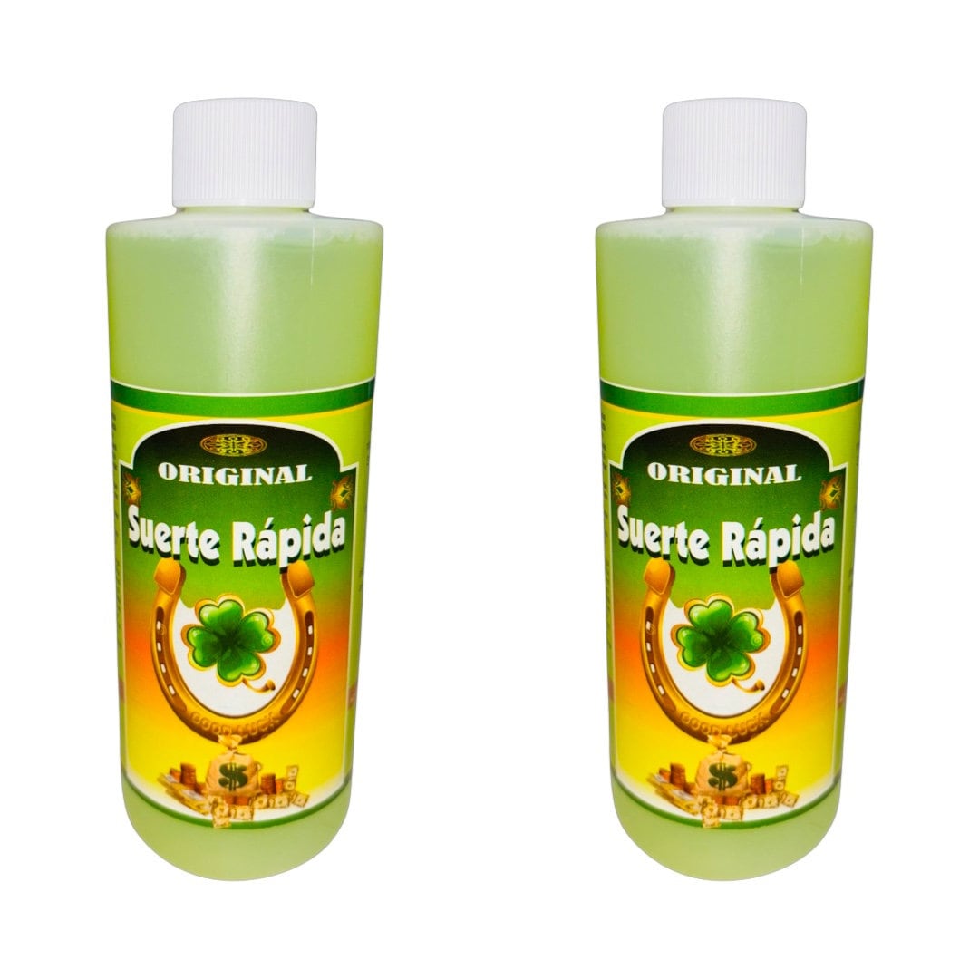 SUERTE RAPIDA Agua Espiritual Para Limpias Dinero Abundancia - Fast Luck Spiritual Water For Energy Clearing Money Abundance