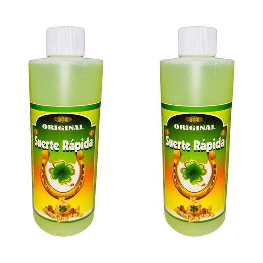 SUERTE RAPIDA Agua Espiritual Para Limpias Dinero Abundancia - Fast Luck Spiritual Water For Energy Clearing Money Abundance