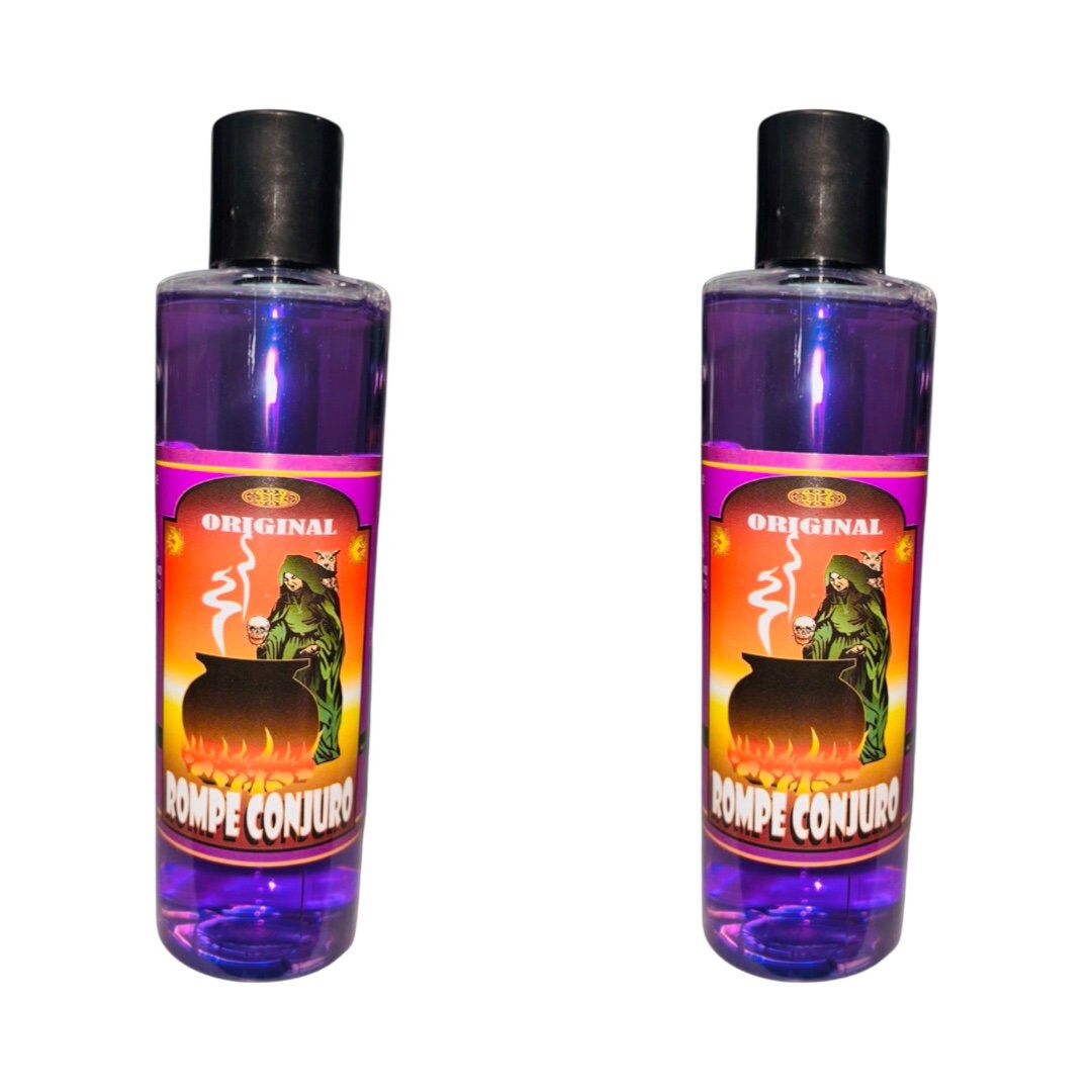 ROMPE CONJURO Agua Espiritual Para Limpias Rompe Brujeria Hechizos- Break a Spell Spiritual Water Brake Hex Jinx