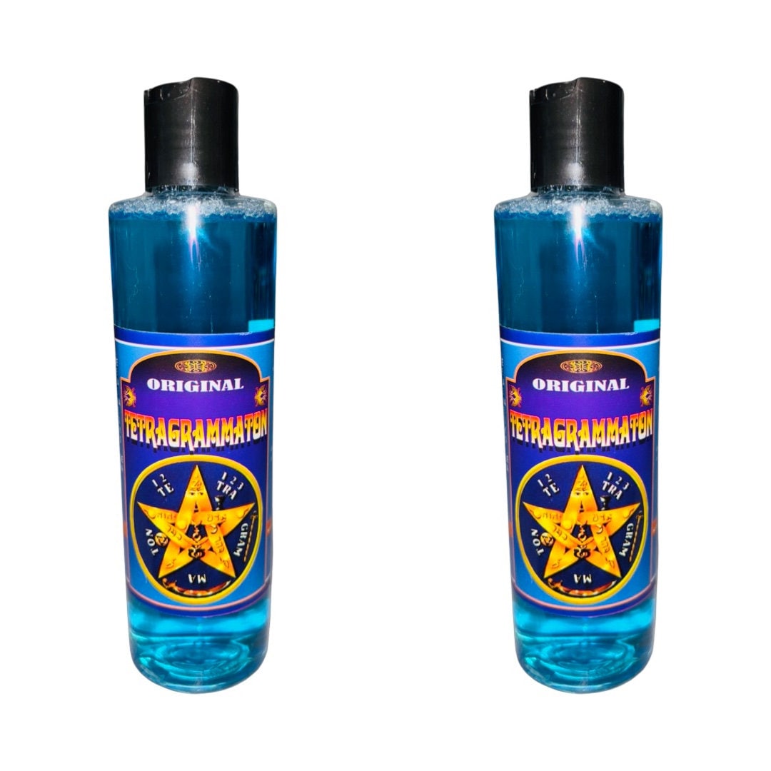 Tetragrammaton Agua Espiritual Para Limpias Rompe Brujeria Proteccion - Tetragrammaton Spiritual Water Protection