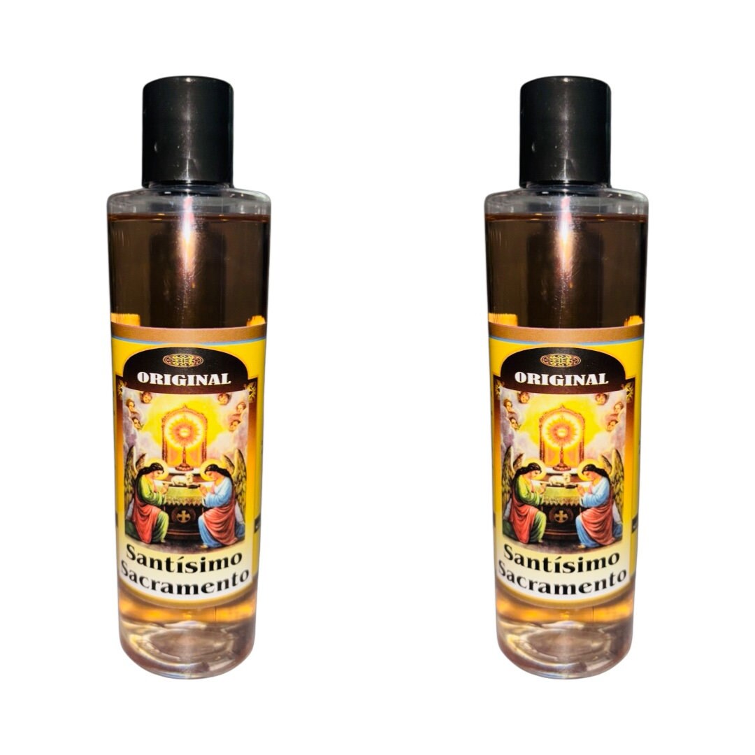 Santisimo Sacramento Agua Espiritual Para Limpias y Despojos Bendiciones- Sacred Sacrament Spiritual Water