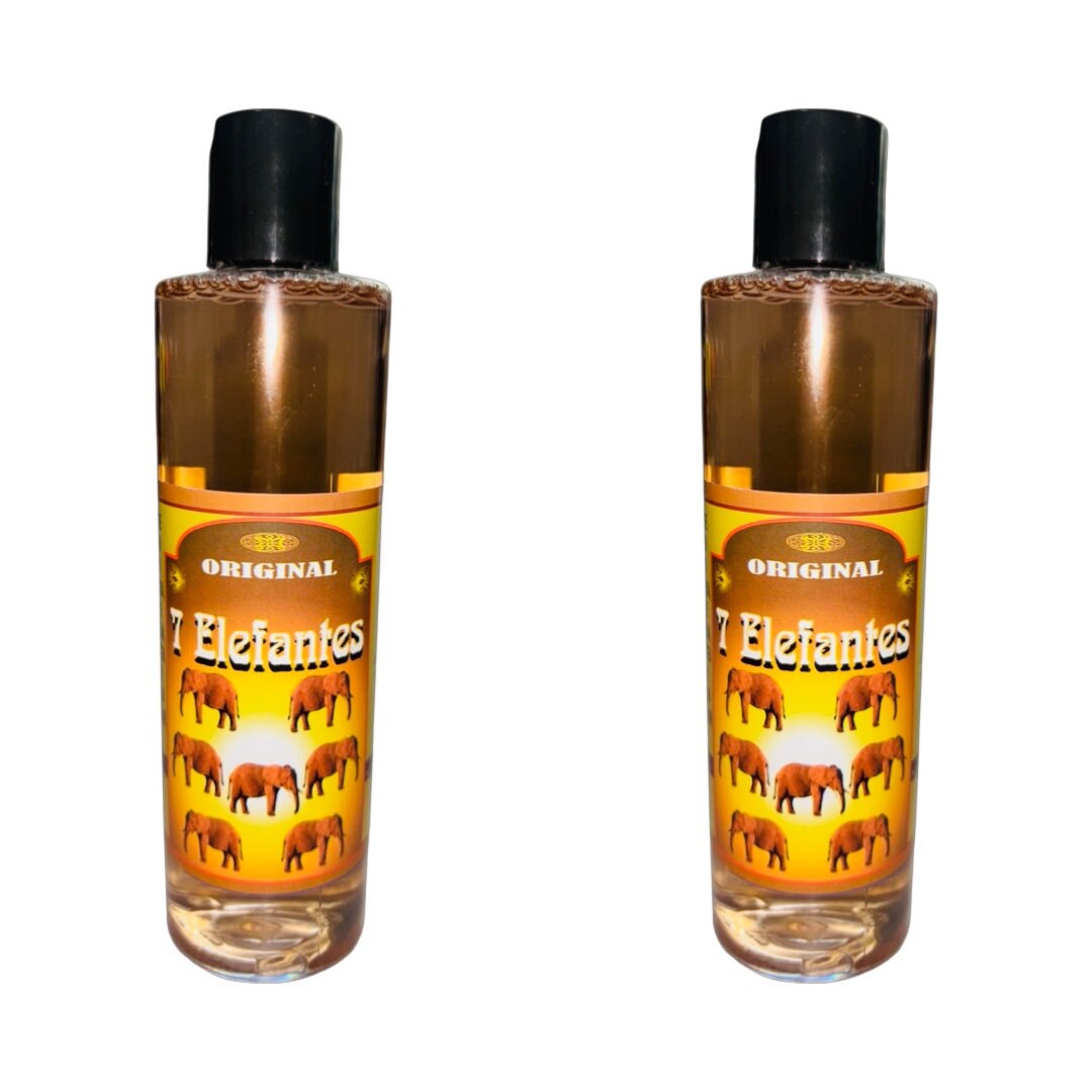7 ELEFANTES Agua Espiritual Para Limpias y Buena Suerte - 7 Elephants Spiritual Water for Good Luck