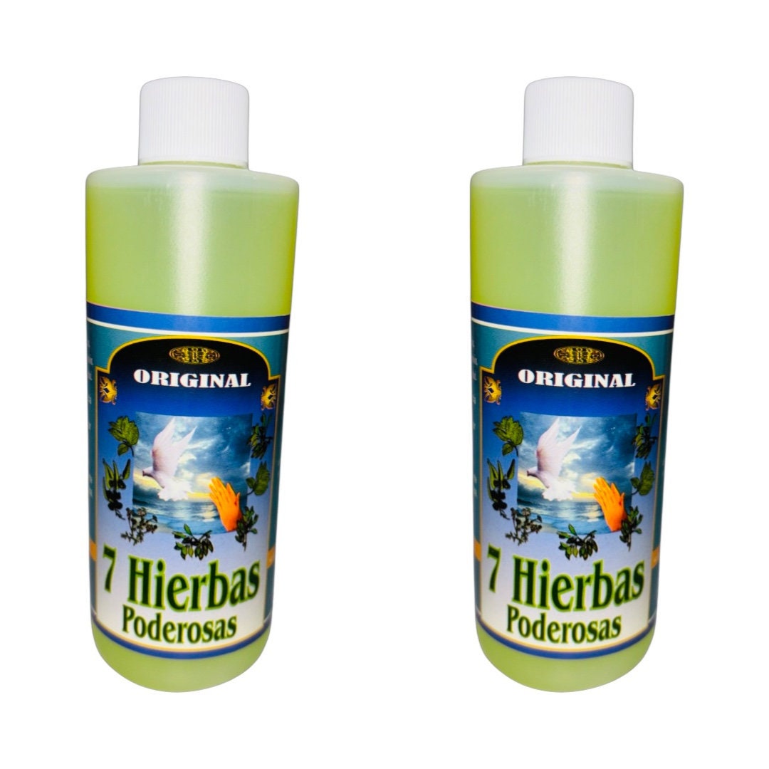 7 HIERBAS PODEROSAS Agua Espiritual Para Limpias y Despojos - 7 Powerful Herbs Spiritual Water