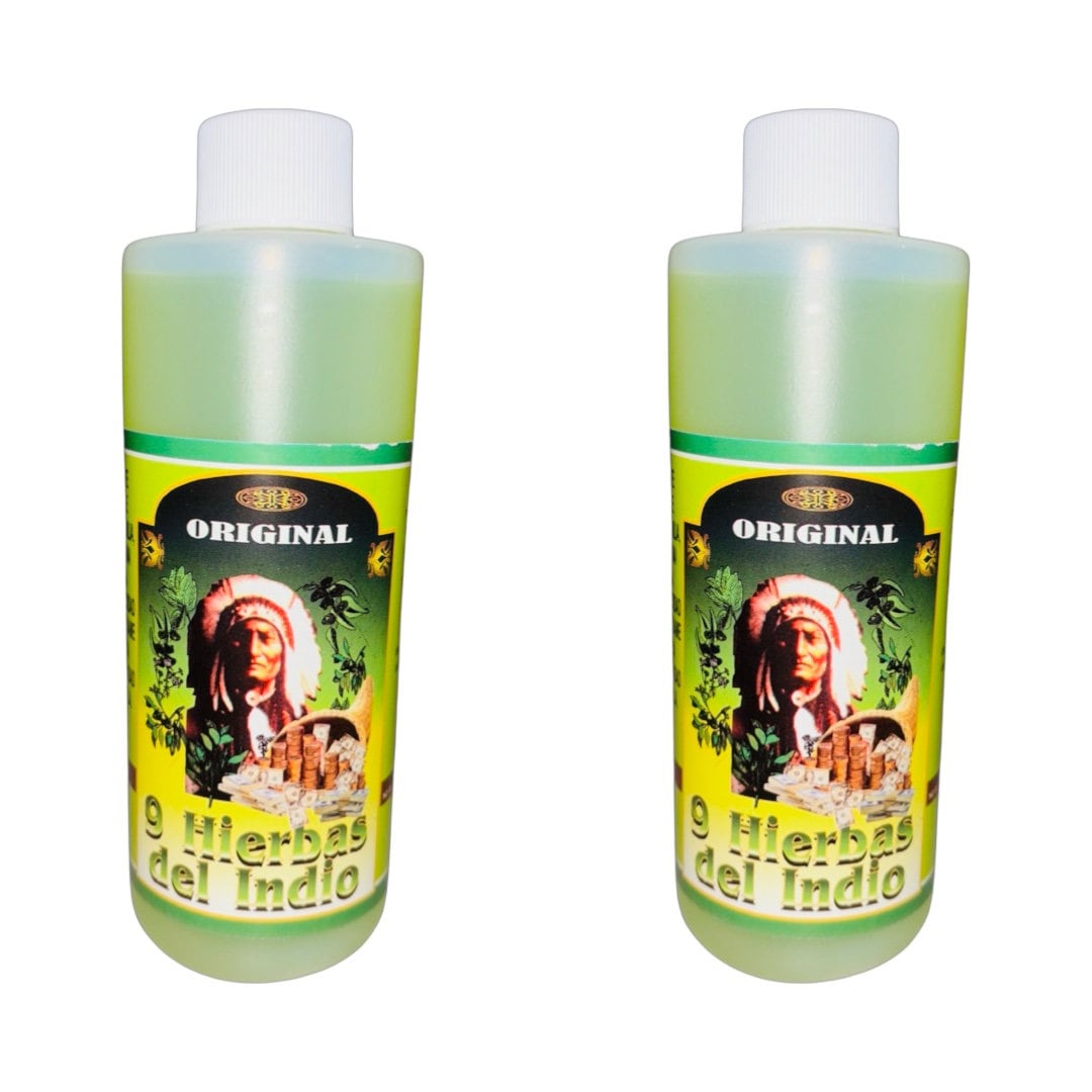 9 Hierbas del Indio Agua Espiritual Para Limpias y Curaciones - 9 Herbs Spiritual Water for Aura Clearing