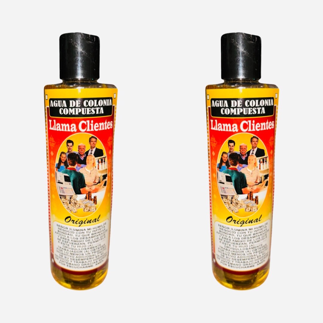 LLAMA CLIENTES - Call Clients Agua de Colonia Compuesta Espiritual Better Business Levanta Negocio Spiritual Water Cologne