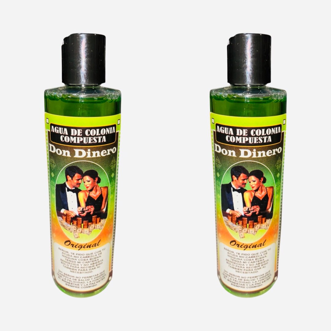 DON DINERO - Mr. Money Agua de Colonia Compuesta Espiritual Para Dinero Abundancia Prosperidad Money Drawing