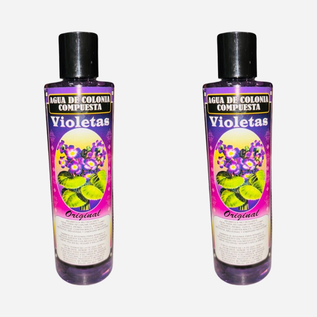 VIOLETAS - VIOLETS Agua de Colonia Compuesta Espiritual, Spiritual Water Cologne