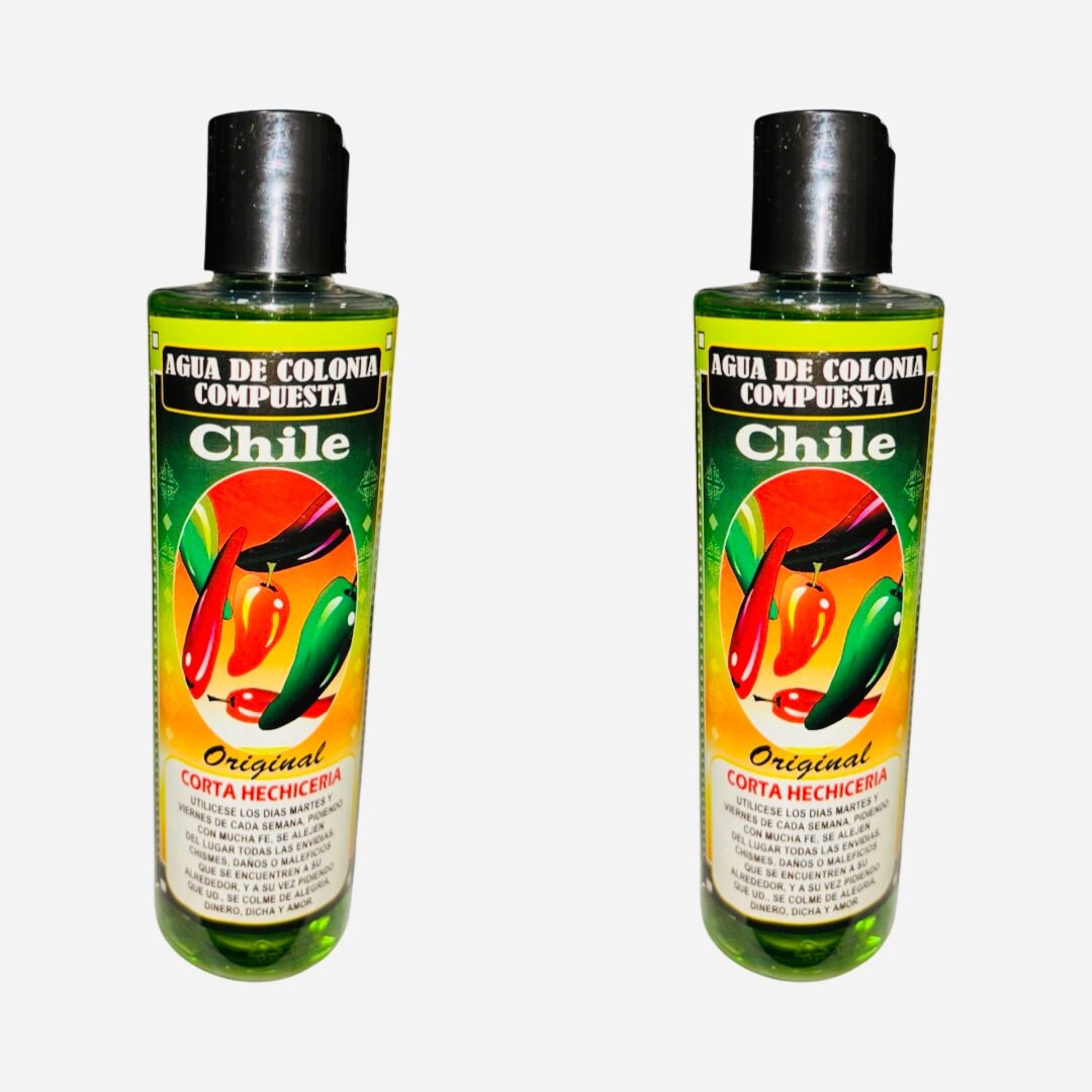 CHILE Agua de Colonia Compuesta Espiritual Corta Hechiceria Contra Envidias y Chismes, Against Envy Spiritual Water Cologne