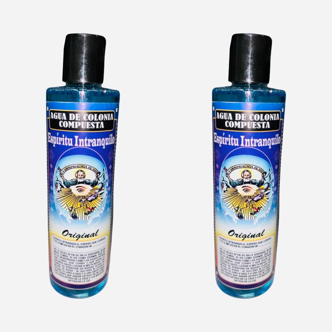 ESPIRITU INTRANQUILO Agua de Colonia Compuesta Espiritual - Intranquil Spirit Spiritual Water Cologne