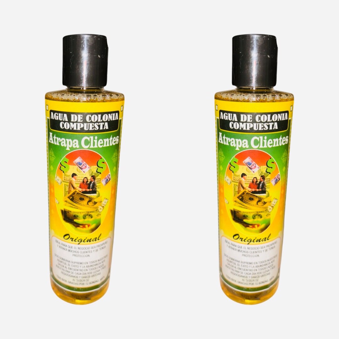 ATRAPA CLIENTES - Catch Clients Agua de Colonia Compuesta Espiritual Levanta Negocio Better Business Spiritual Water Cologne