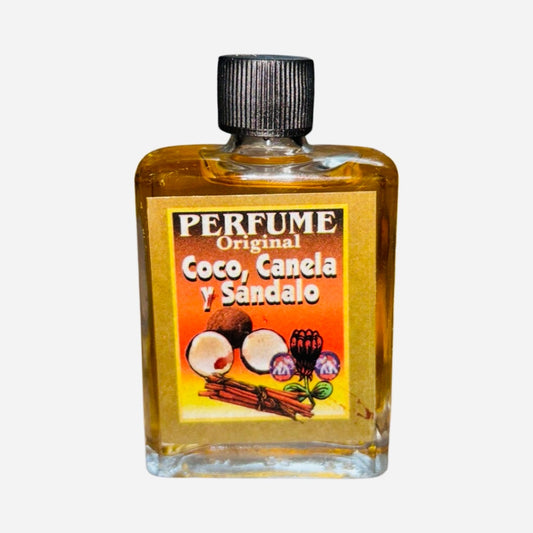 Coco Canela Y Sandalo Perfume Espiritual - Coconut Cinnamon and Sandalwood Spiritual Cologne