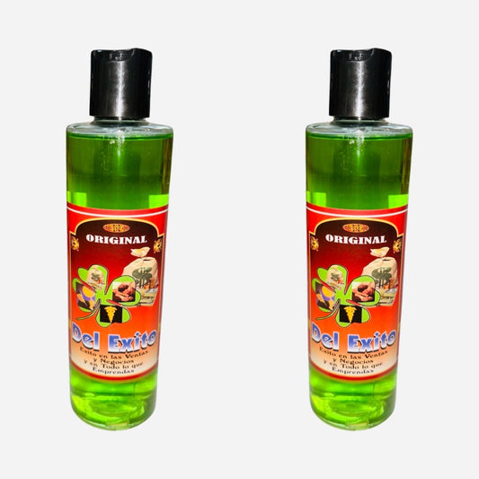 DEL EXITO Agua Espiritual Para Limpias Baños Riegos - SUCCESS Spiritual Water Para Buena Suerte Dinero Abundancia
