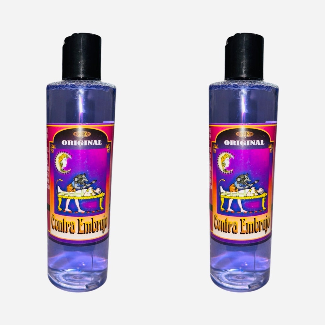 CONTRA EMBRUJO Agua Espiritual Para Limpias Baños - Against Witchcraft Spiritual Water