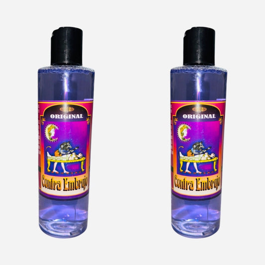 CONTRA EMBRUJO Agua Espiritual Para Limpias Baños - Against Witchcraft Spiritual Water