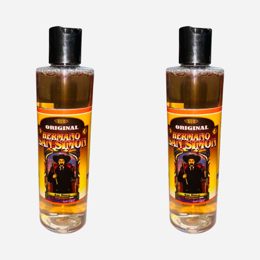 HERMANO SAN SIMON Agua Espiritual Para Limpias Baños Riegos, Saint Simon Spiritual Water