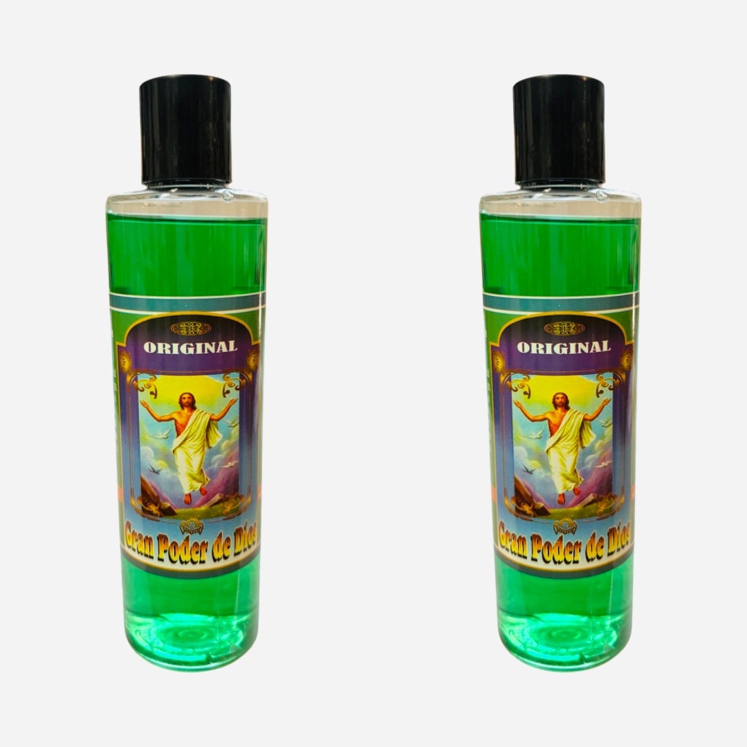 Gran Poder de Dios Agua Espiritual Para Limpias Baños Riegos, Great Power of God Spiritual Water