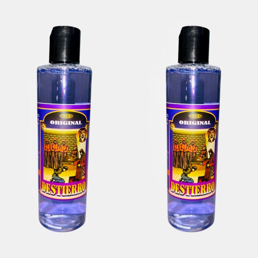 DESTIERRO Agua Espiritual Para Limpias Baños - BANISHMENT Spiritual Water