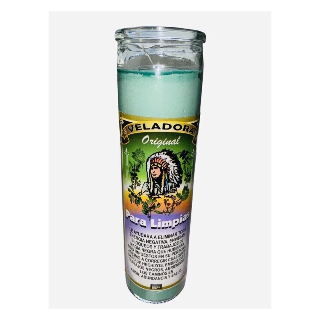 PARA LIMPIAS VELADORA Para Eliminar Energia Negativa, Envidias, Brujeria
