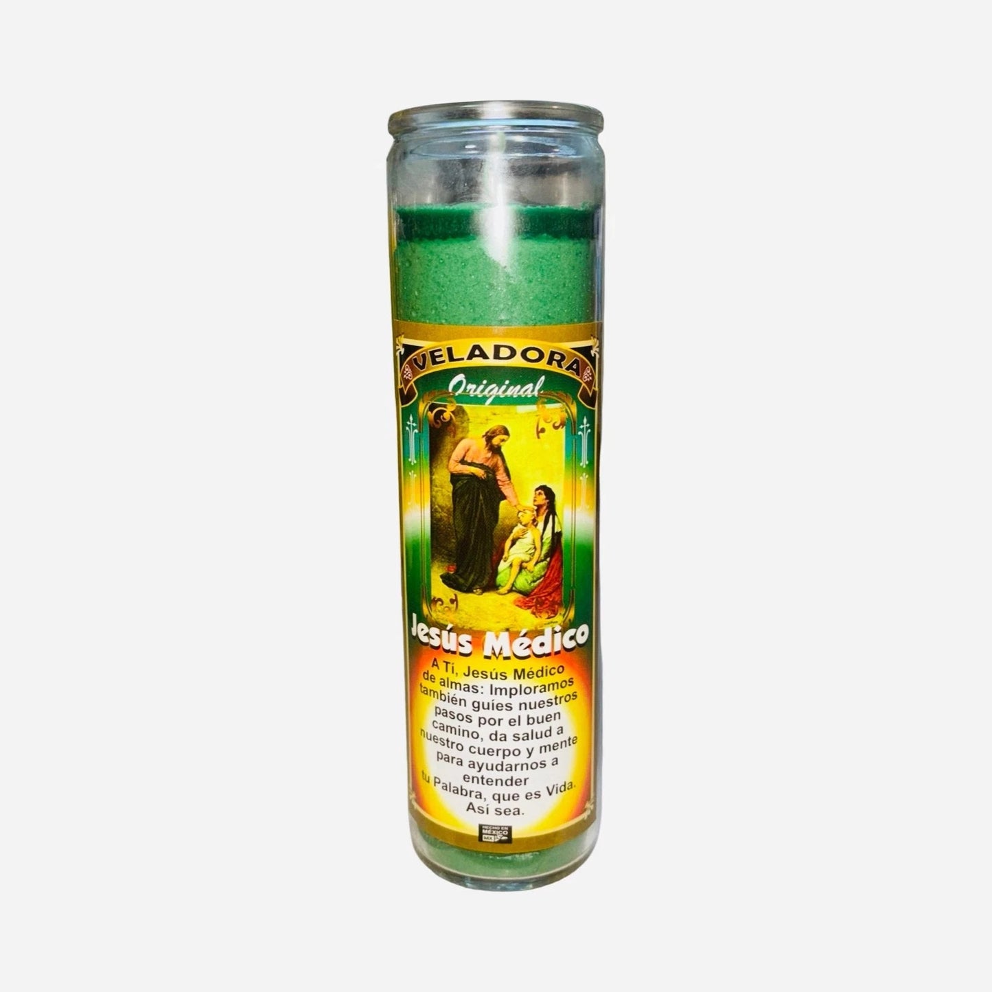 Jesus Medico Veladora Para La Salud y Sanacion - Doctor Jesus Prayer Candle