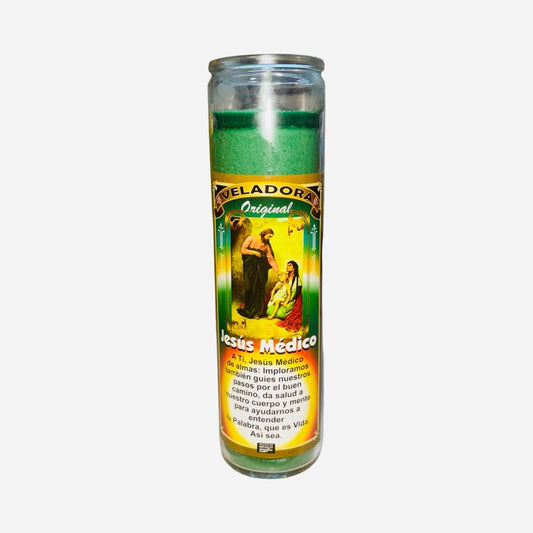 Jesus Medico Veladora Para La Salud y Sanacion - Doctor Jesus Prayer Candle