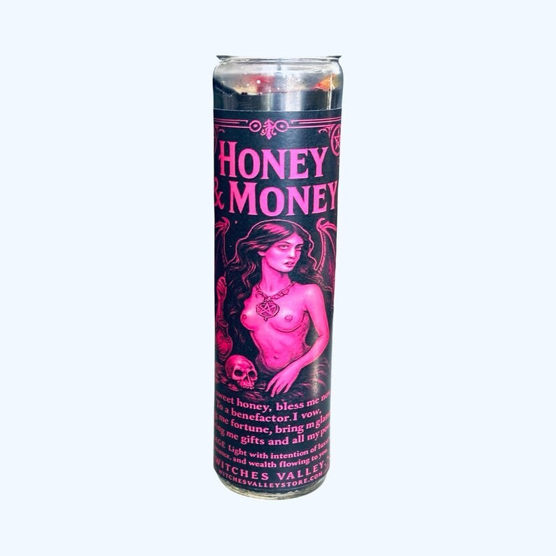 Honey & Money Candle to Get a Sugar Daddy Designed to Attract Generous Men