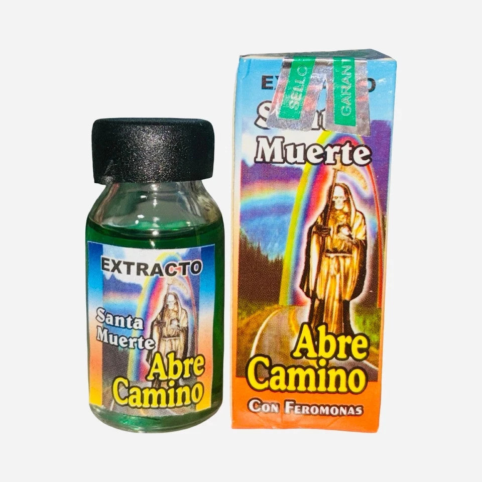 Santa Muerte Abre Camino Extracto Perfume Para La Buena Suerte Dinero y Exito