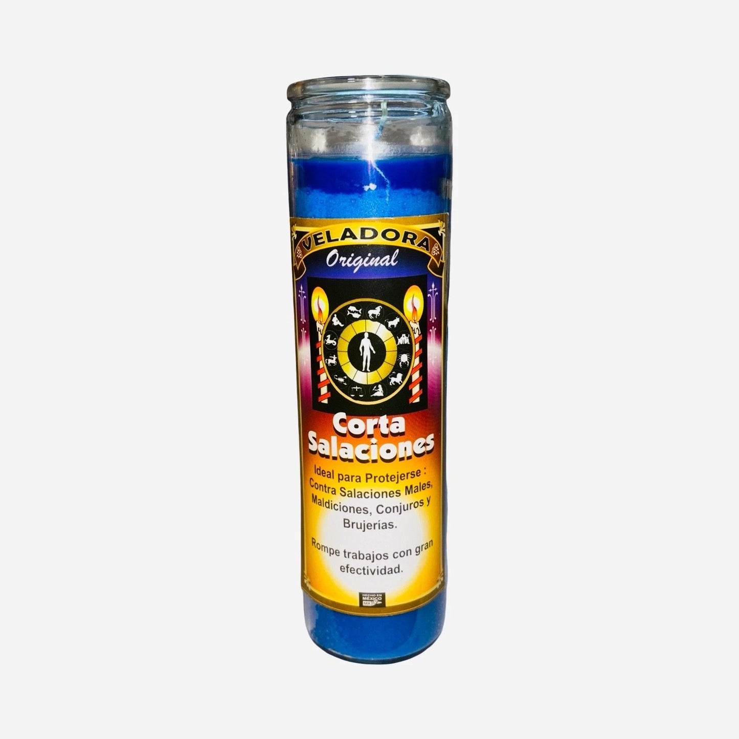 Corta Salaciones Veladora Para la Buena Suerte y Quita Males - Remove Bad Luck