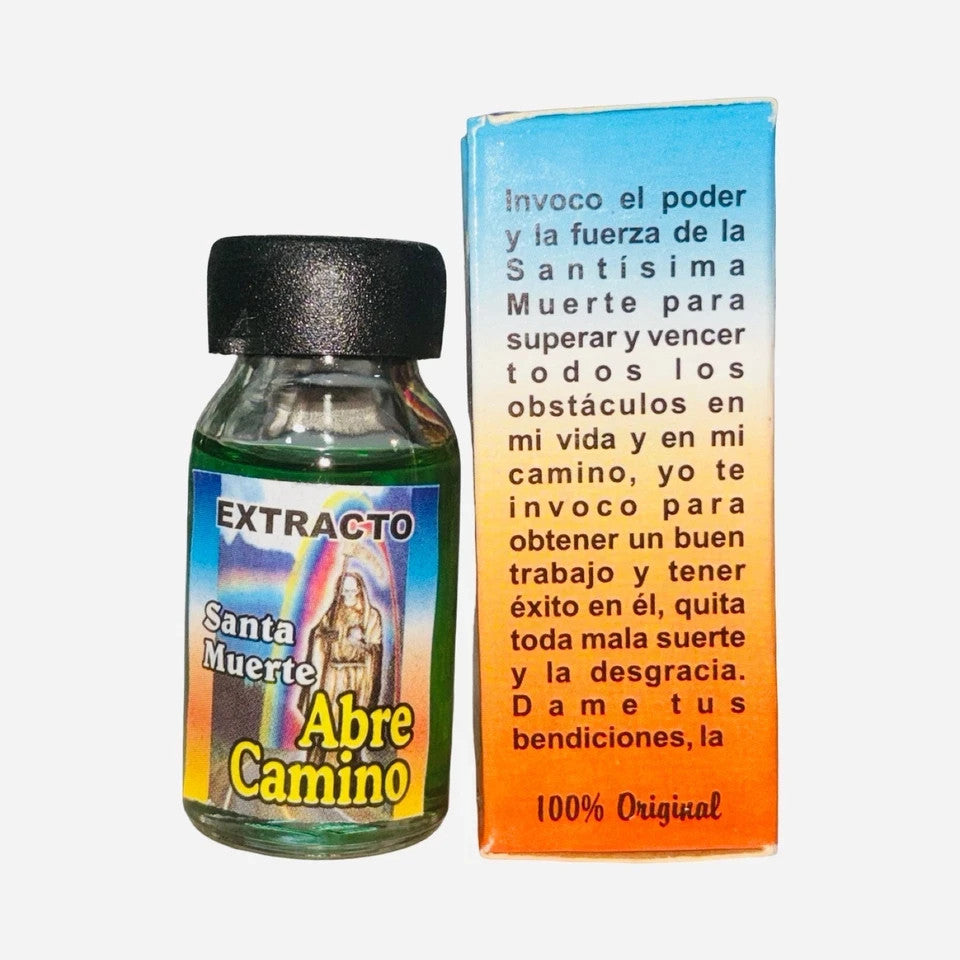 Santa Muerte Abre Camino Extracto Perfume Para La Buena Suerte Dinero y Exito